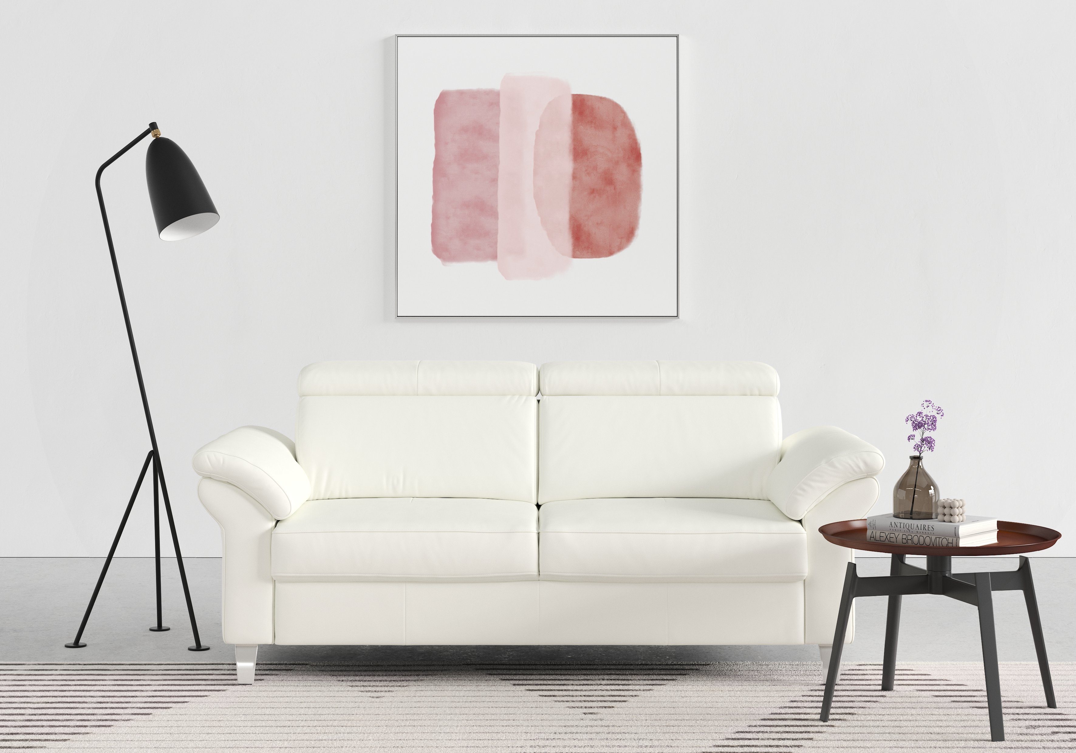 sit&more 2,5-Sitzer Arngast, inklusive Federkern und Kopfteilverstellung