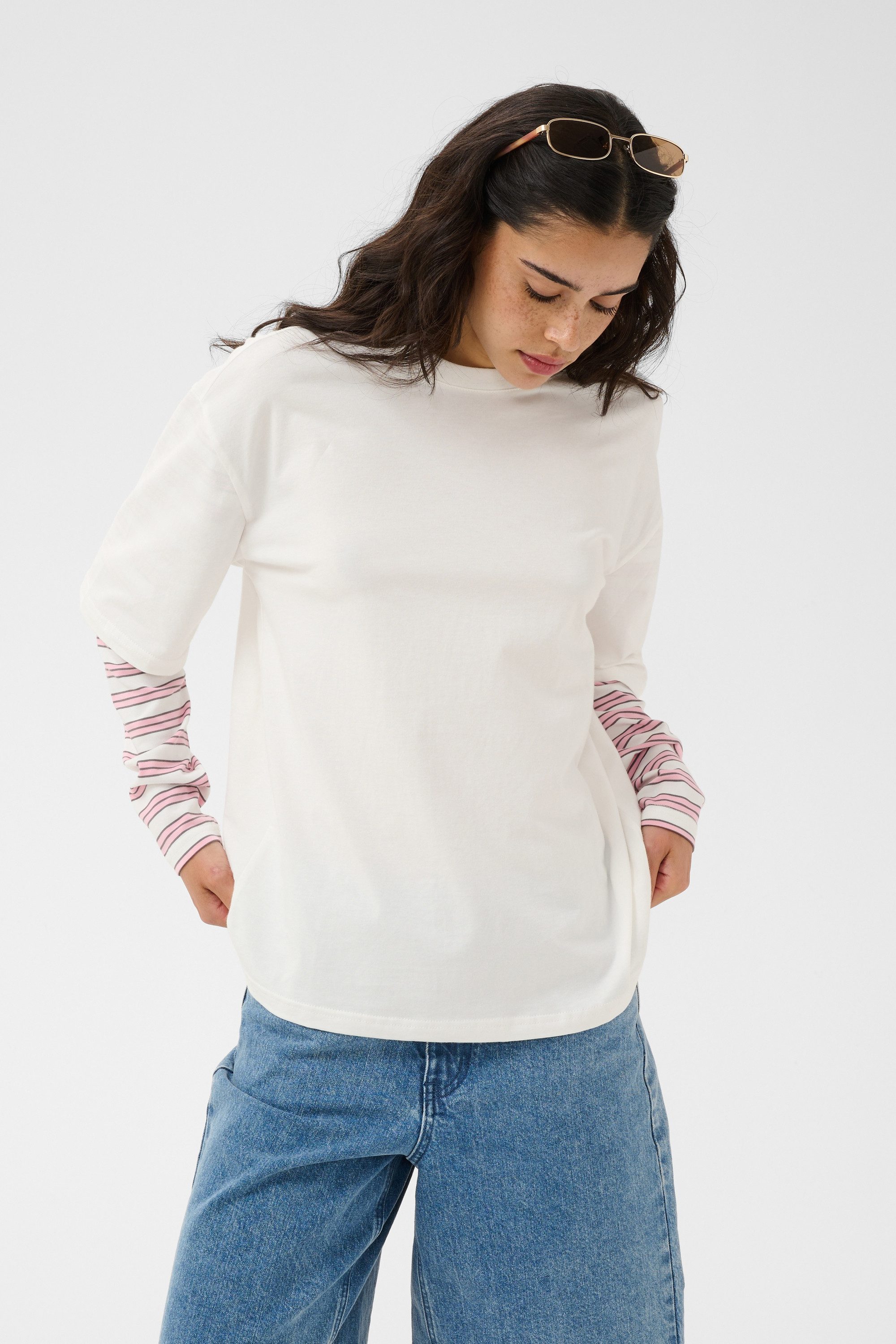 KAFFE T-Shirt Langarm-Shirt KAloren