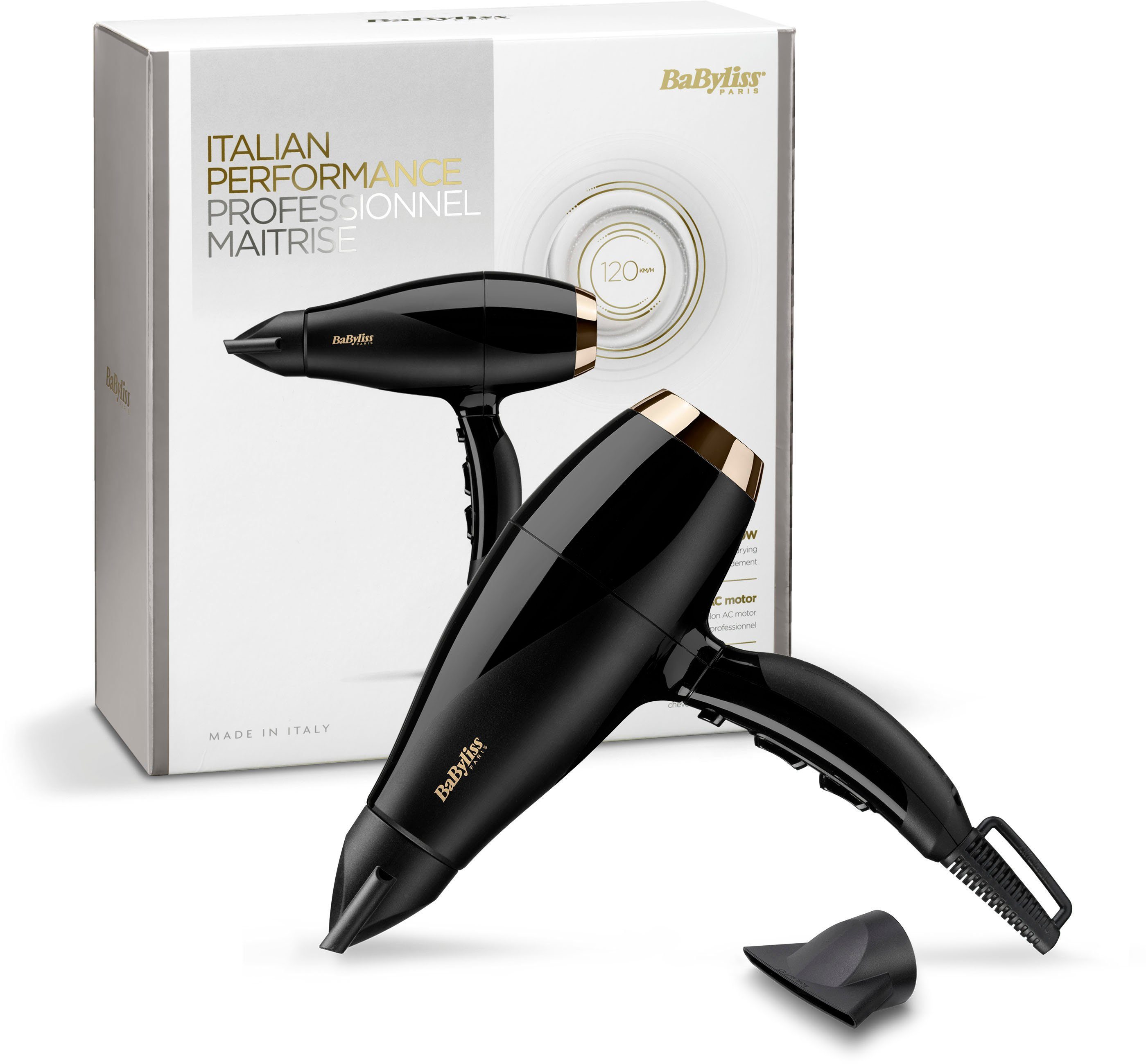 BaByliss Ionic-Haartrockner 6714E Pro, Super 2300 AC W, Haartrockner