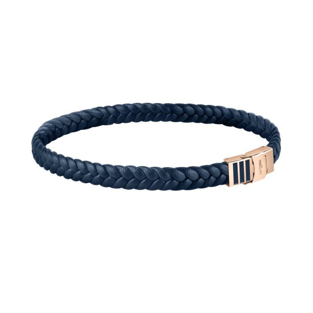 Armband Fashion intertwined blue leather bracelet Moody SQH49