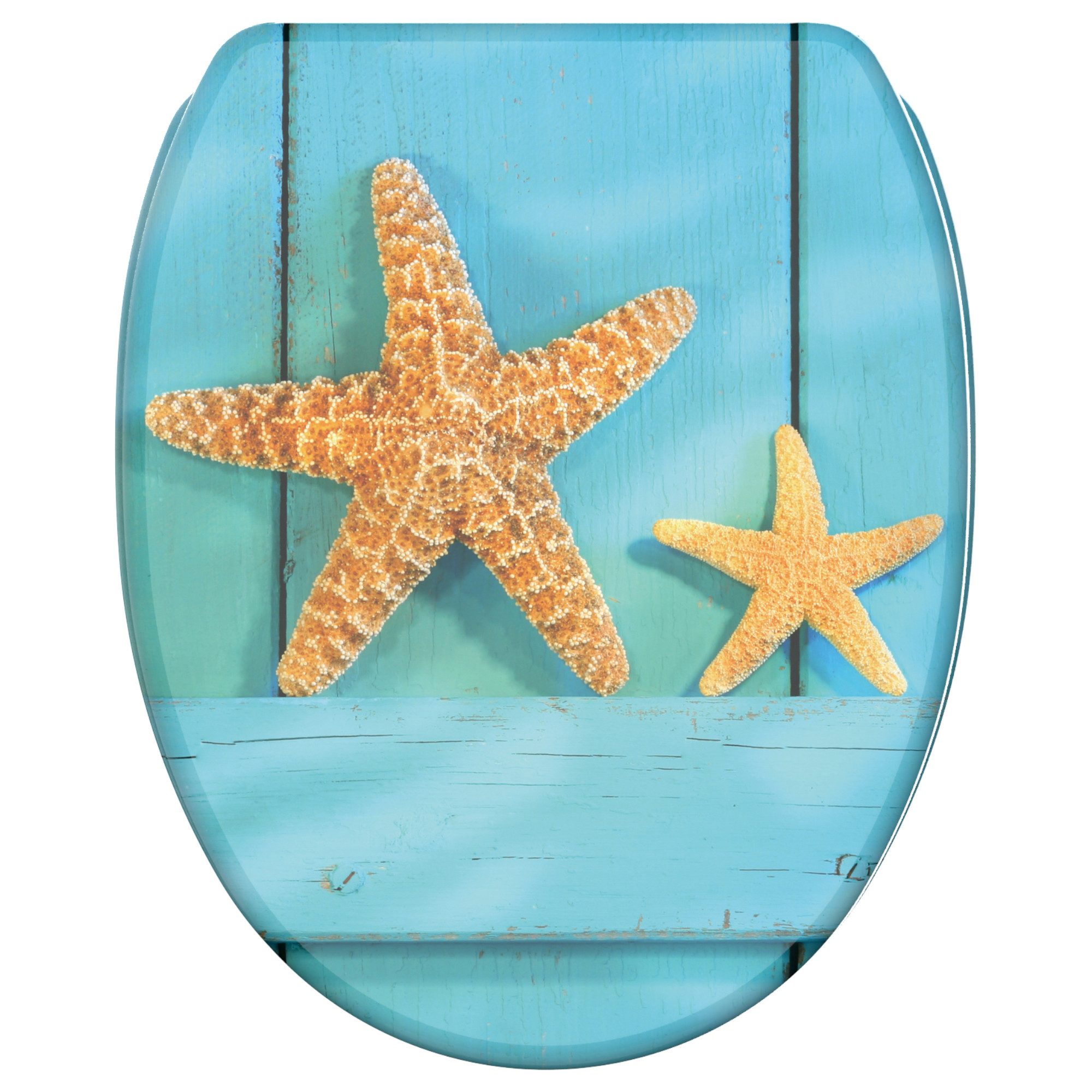 Sanilo WC-Sitz Starfish mit Absenkautomatik & Quick Release, mit Absenkautomatik, hochwertig & modern, universell, leichte Montage