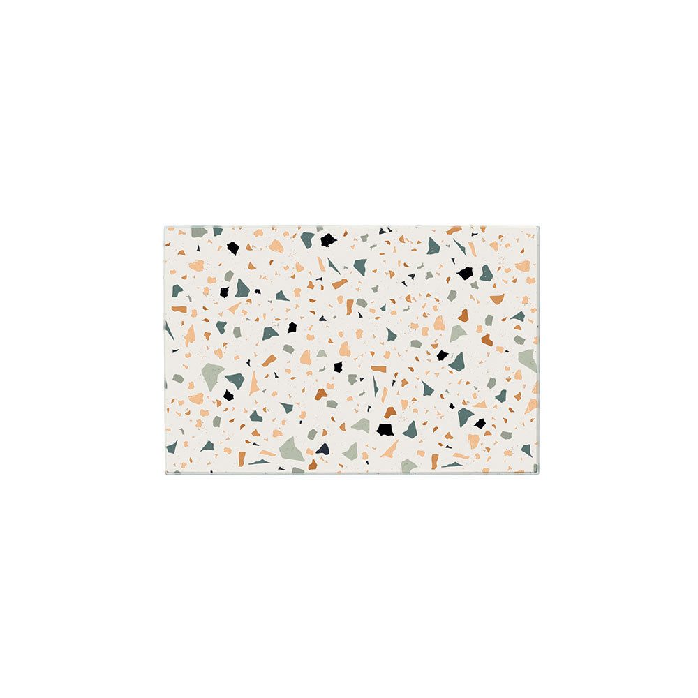 Basera® Schneidebrett Glasschneideplatte aus Sicherheitsglas mit Silikonfüßen, ESG-Sicherheitsglas, (1-St), Steinmosaik, 30 x 20 cm