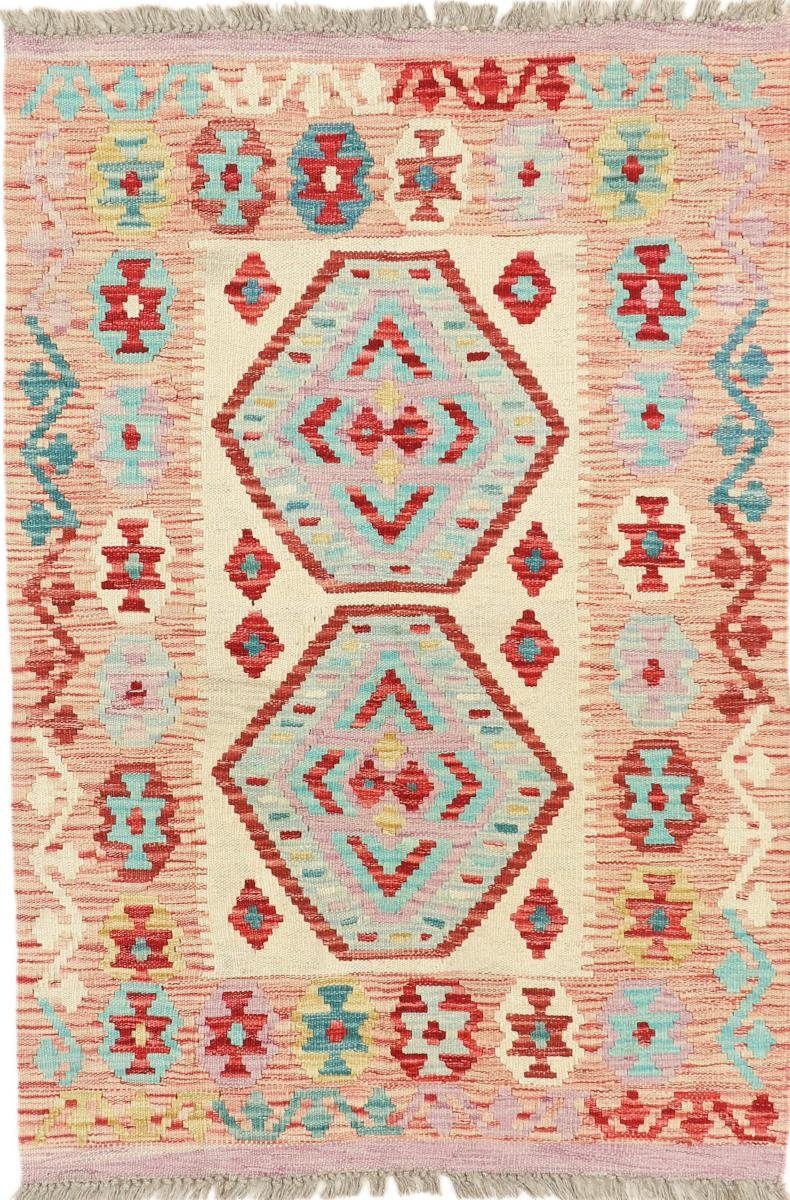 Orientteppich Kelim Afghan Heritage rechteckig, Höhe: Trading, mm Handgewebter Nain Orientteppich, Moderner 3 84x120