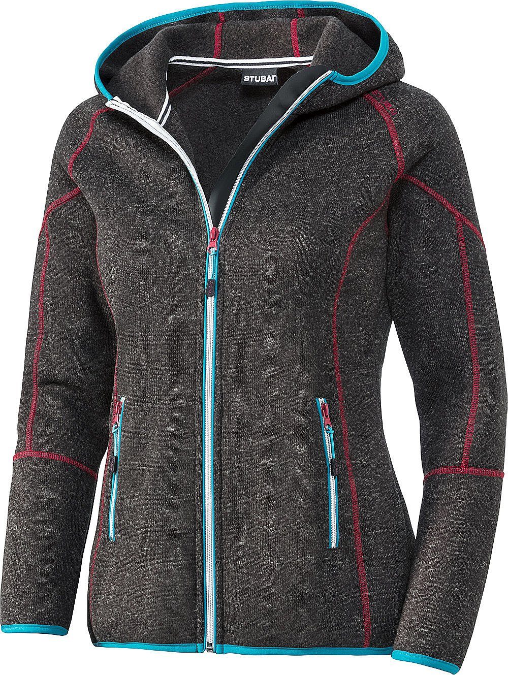 Stubai Fleecejacke modische, warme Strickfleecejacke