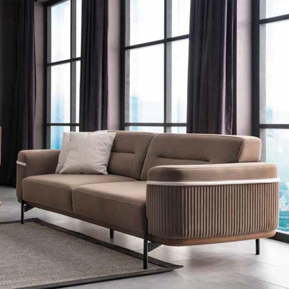 JVmoebel Sofa Stilvoller Dreisitzer moderne Wohnzimmermöbel Design Neu, Made in Europe