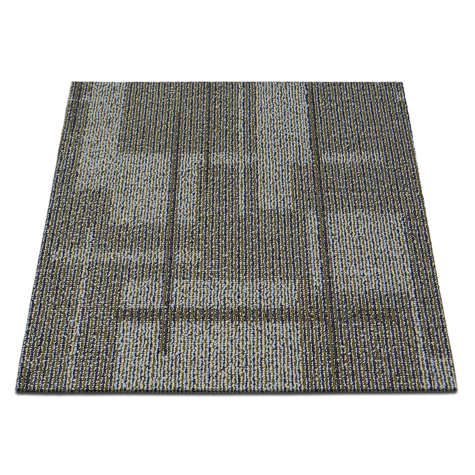 casa pura Teppichfliese Andorra, 50 x 50 cm, Bodenschutzfliese erhältlich in 5 Farben, Fliese, Quadratisch, Höhe: 6 mm, Selbstliegend