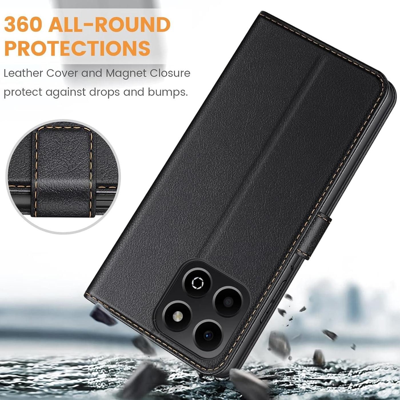 CoolGadget Handyhülle Book Case Handy Tasche für Honor 400 Smart 6,77 Zoll, Hülle Klapphülle Flip Cover für Honor 400 Smart Schutzhülle stoßfest – Bild 5 von 5
