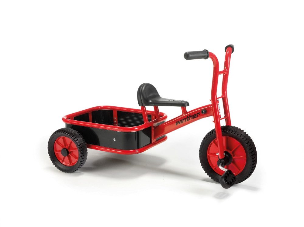 Winther Dreirad Truck Dreirad für Kinder – Robustes Transport-Dreirad