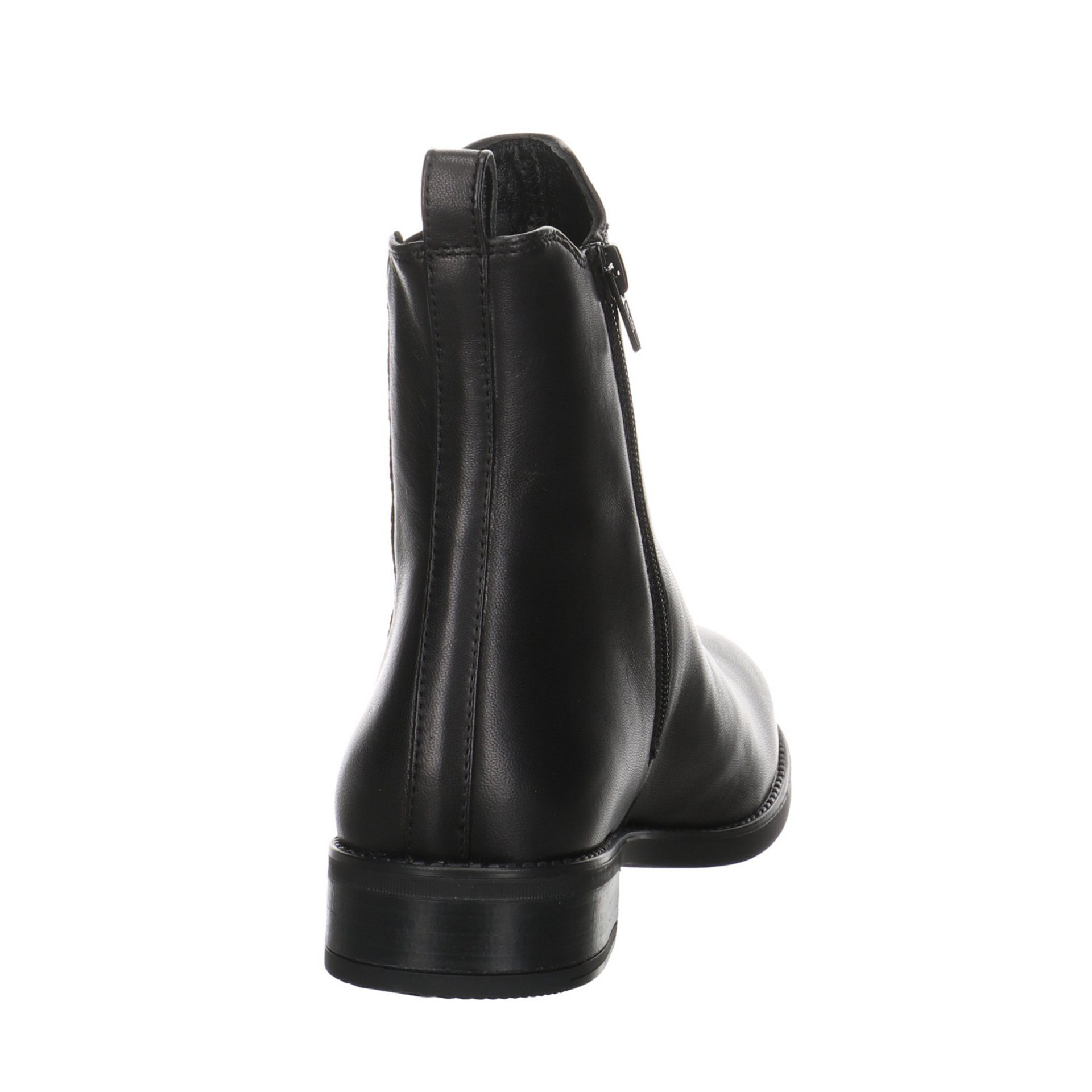 Leder-/Textilkombination Stiefelette Schuhe Stiefeletten Chelsea Unisa black Boots Barty Damen