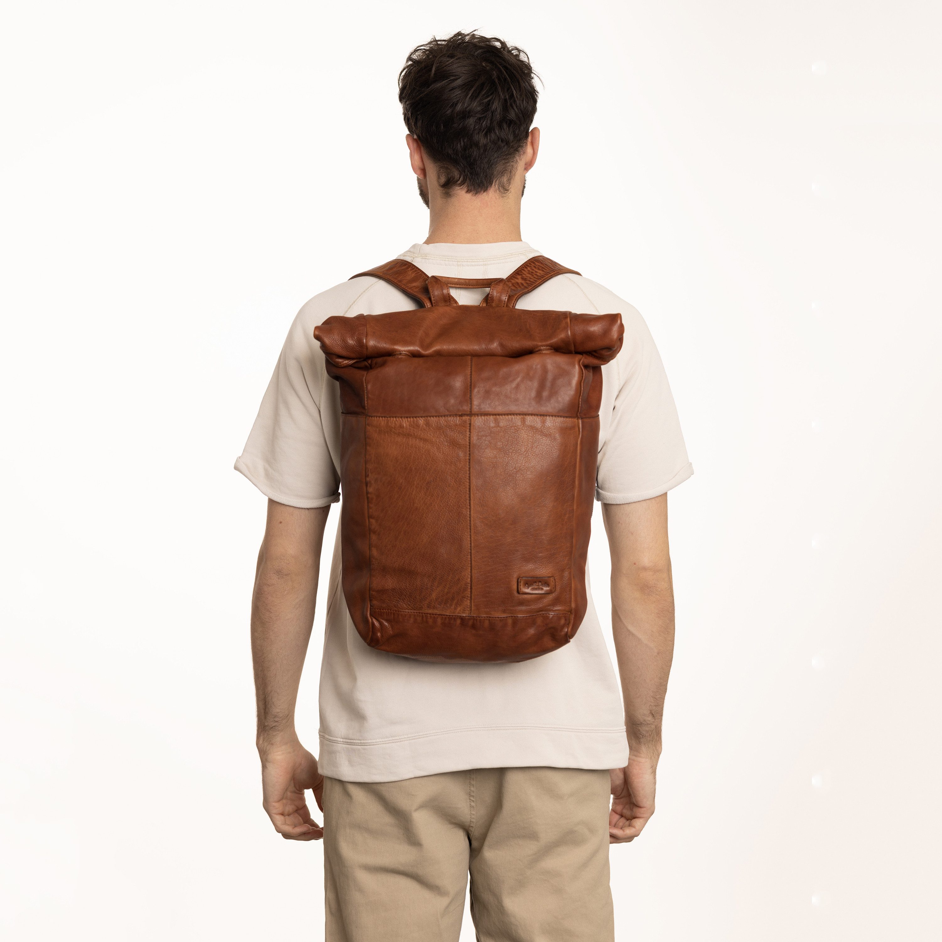 Gusti Leder Cityrucksack Gusti Leder Rolltop Joy (1-tlg)