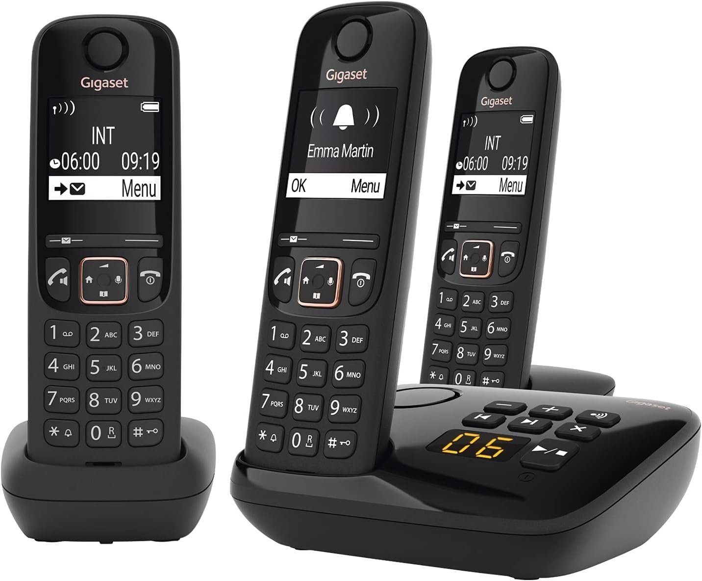 Gigaset Gigaset Allrounder A Trio (A) DECT-Telefon (Mobilteile: 3)