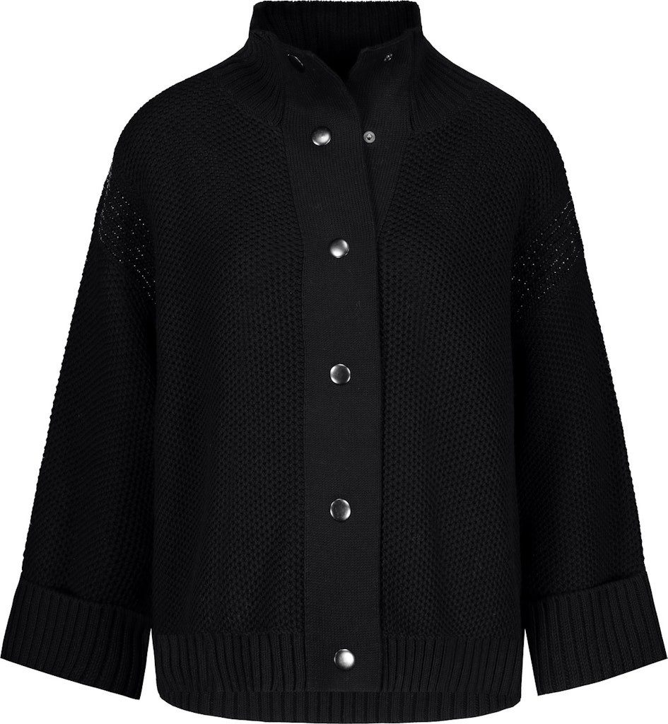 Monari Wolljacke Strickjacke Mit dekorativem Wabenmuster günstig online kaufen