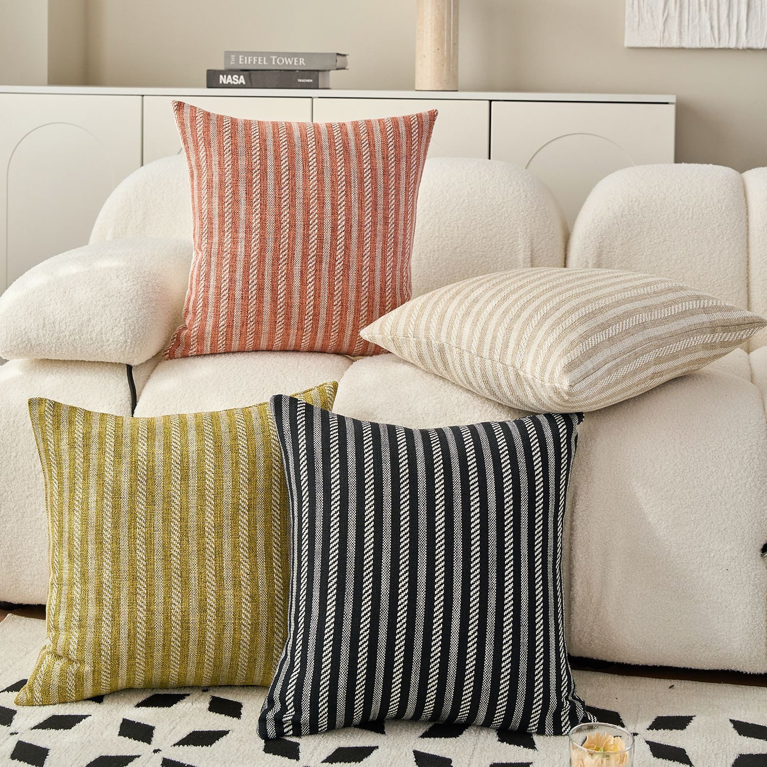 BYSURE Kissenbezug, (2 Stück), 2-teiliges Jacquard-Kissenbezugset günstig online kaufen