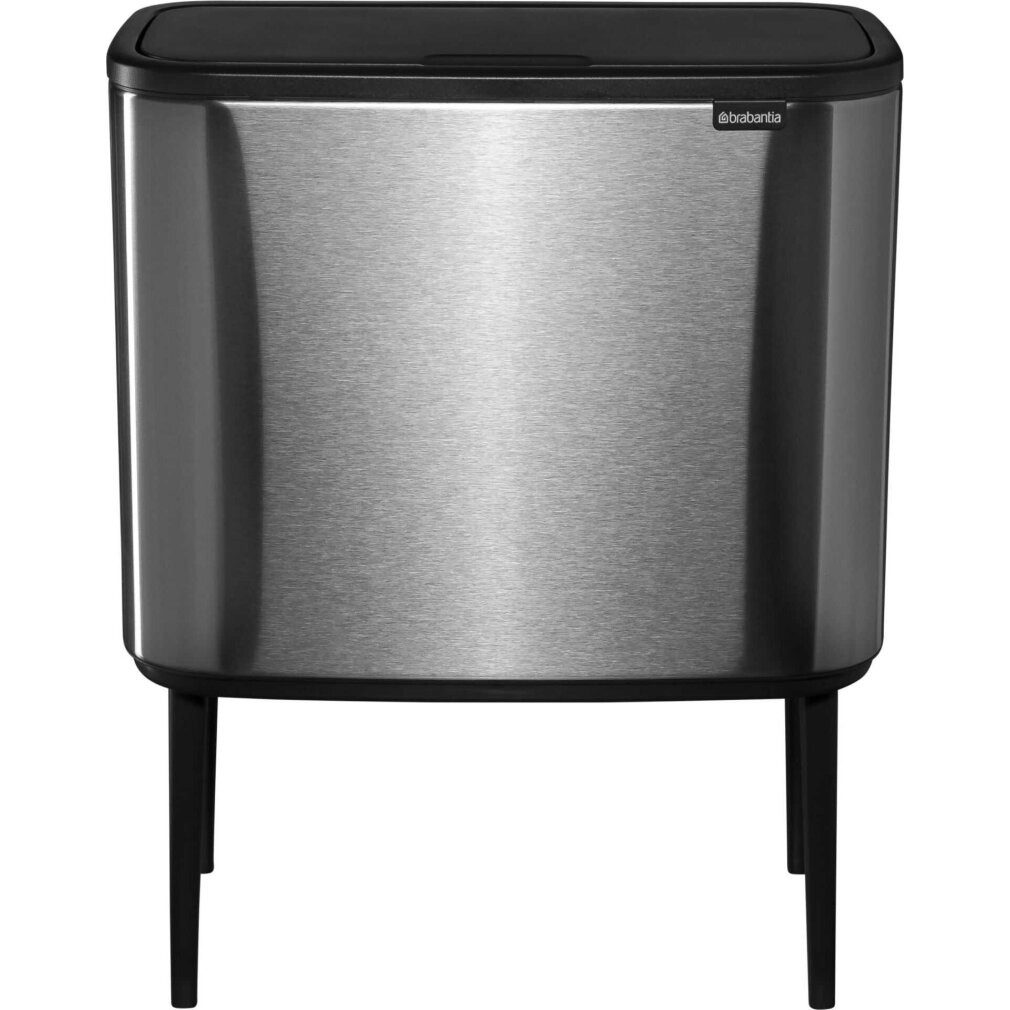 Brabantia Mülltrennsystem Mülleimer Bo Touch Bin Stahl matt FPP, 11 + 23 L