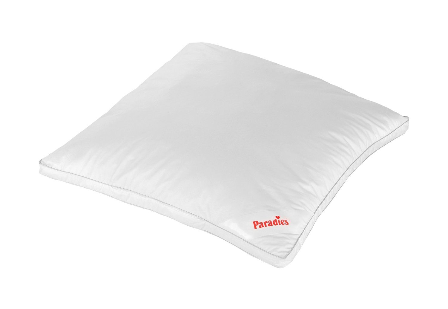 Paradies Kopfkissen SOFTY FEST BIO, 80 x 80 cm, Weiß, Füllung: Textilfaserk günstig online kaufen