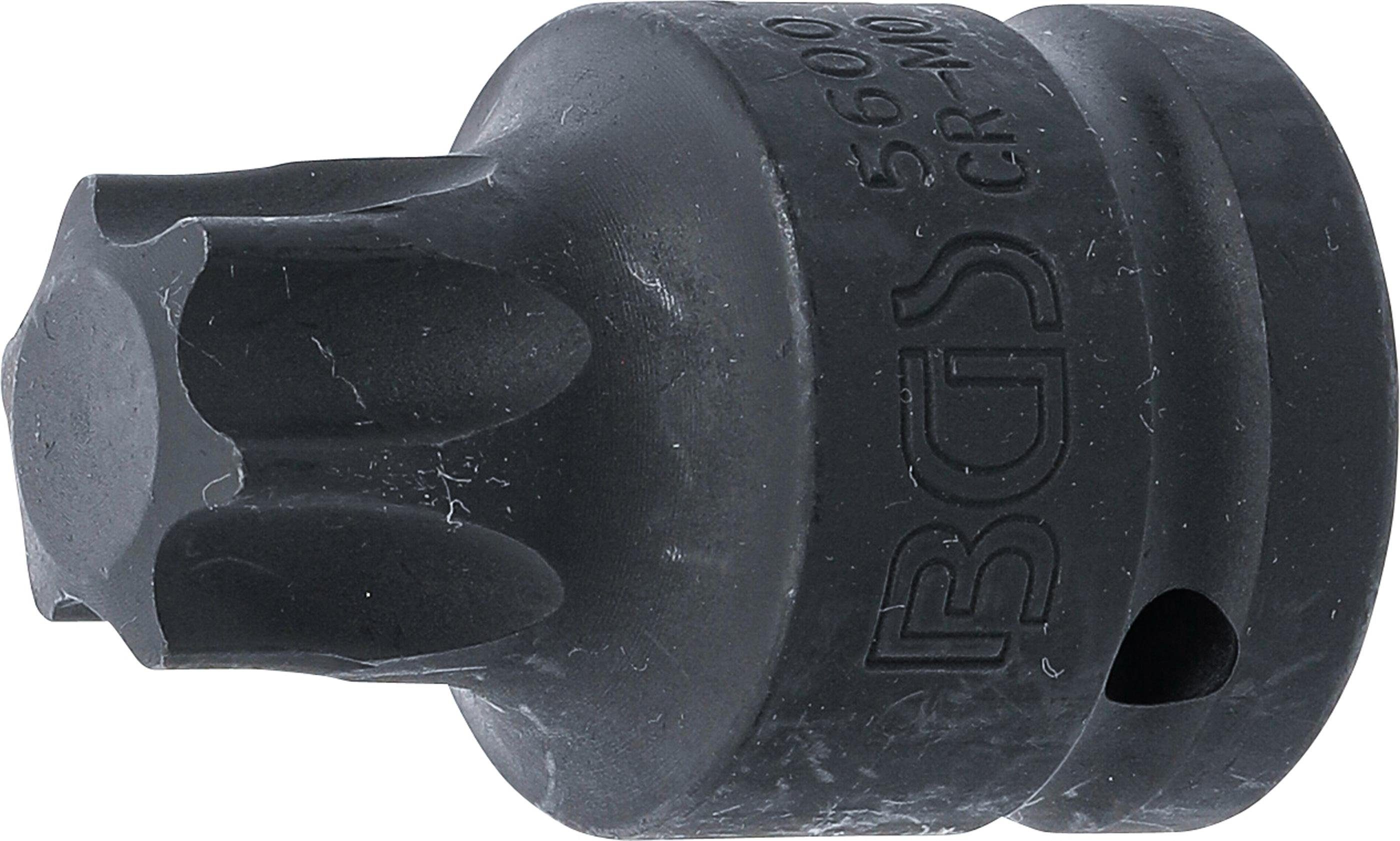 BGS technic Kraft-Bit-Einsatz, (für (3/4), T-Profil Innenvierkant Antrieb 20 Torx) T100 mm Bit-Schraubendreher