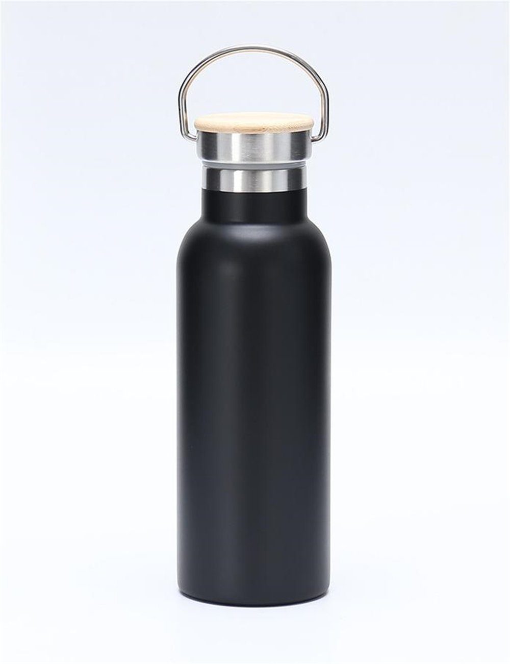 Thermobecher,500/750ml Isolierflasche heiß/24h Kühlbecher,mit Doppeltes Schwarz Rouemi 12h Vakuum kalt auslaufsicherem,