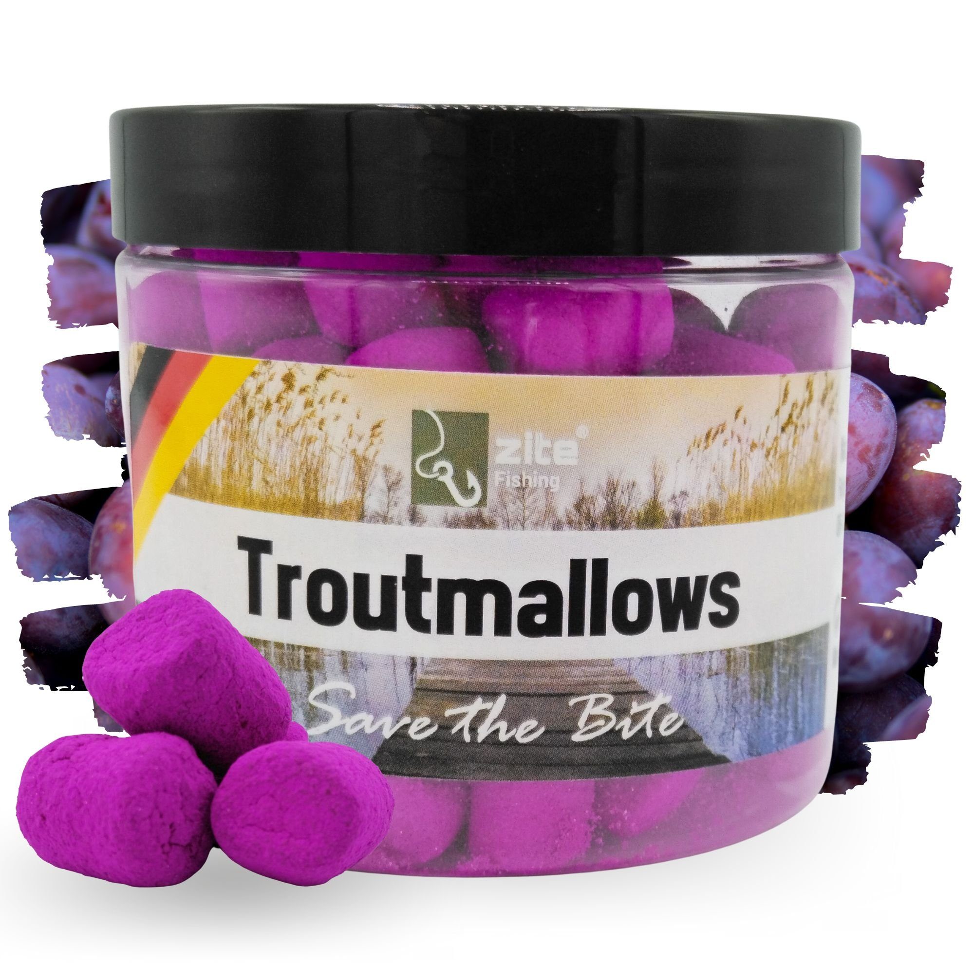 Kunstköder Troutmallow Kunstköder - 40g Marshmallows - 8 Farben - Forellenangeln