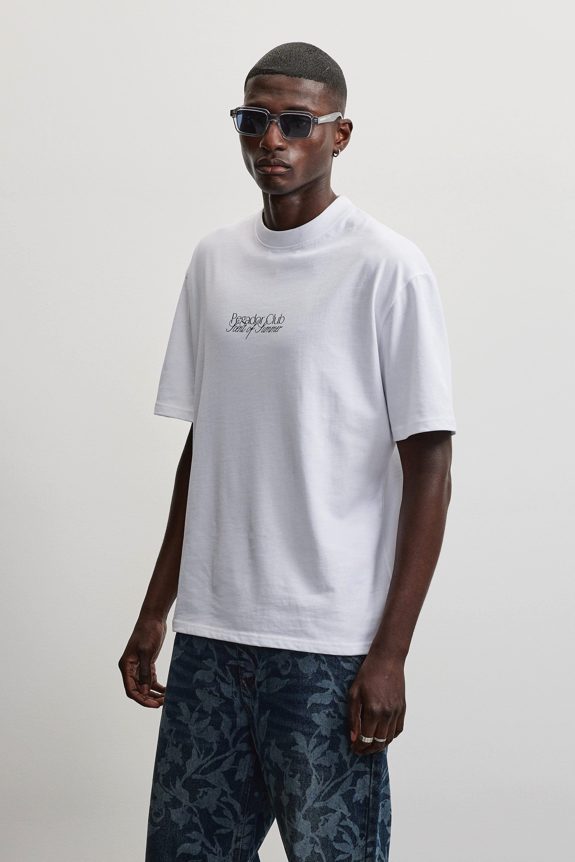 PEGADOR Rundhalsshirt RAMON OVERSIZED TEE