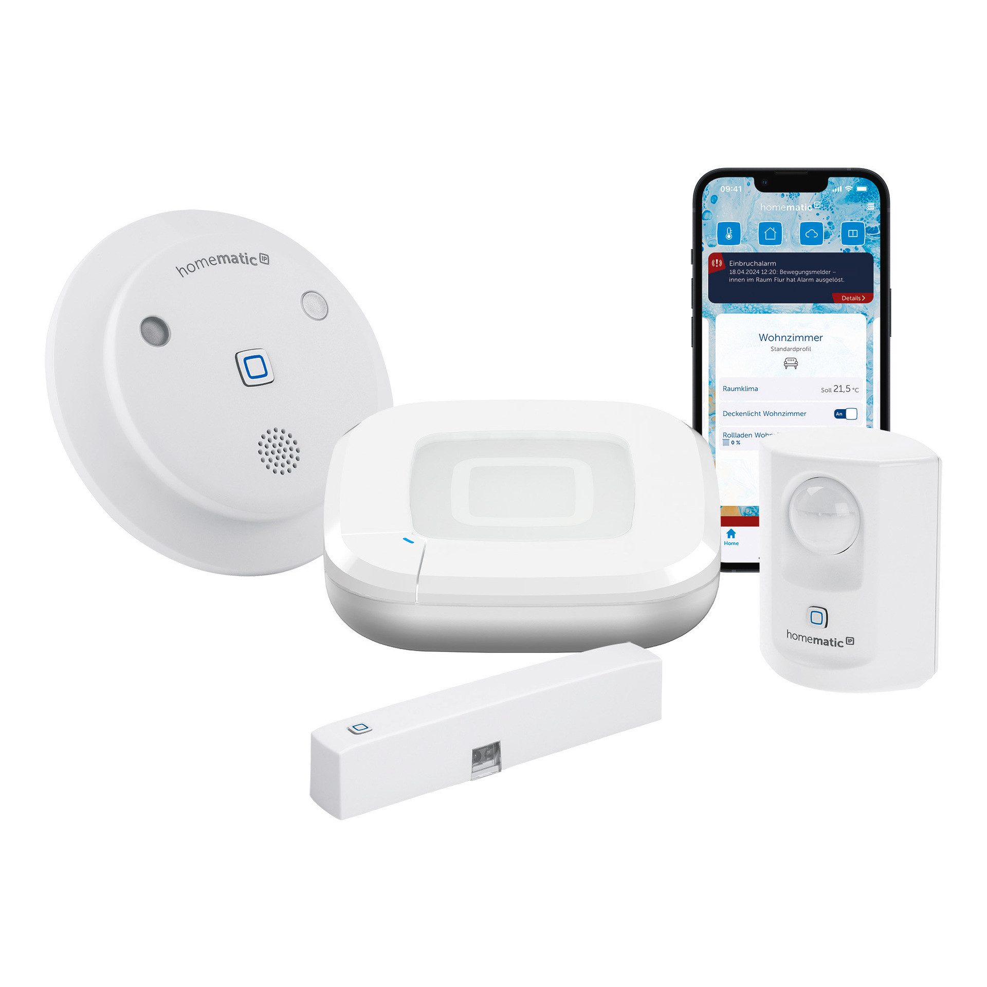 Homematic IP Starter Set Alarm Smart-Home Starter-Set
