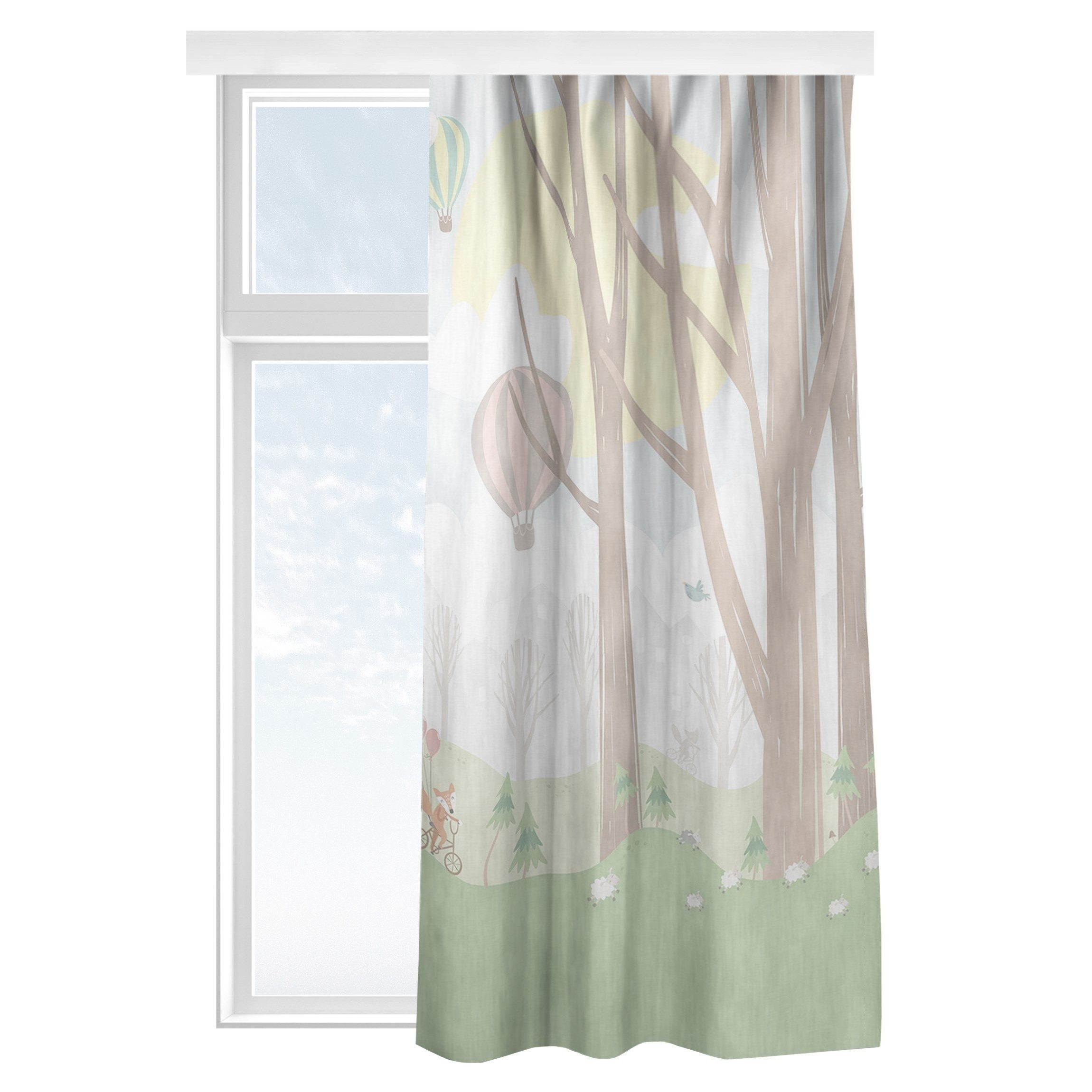 Bilderdepot24 Vorhang Gardine Natur Wald Modern günstig online kaufen