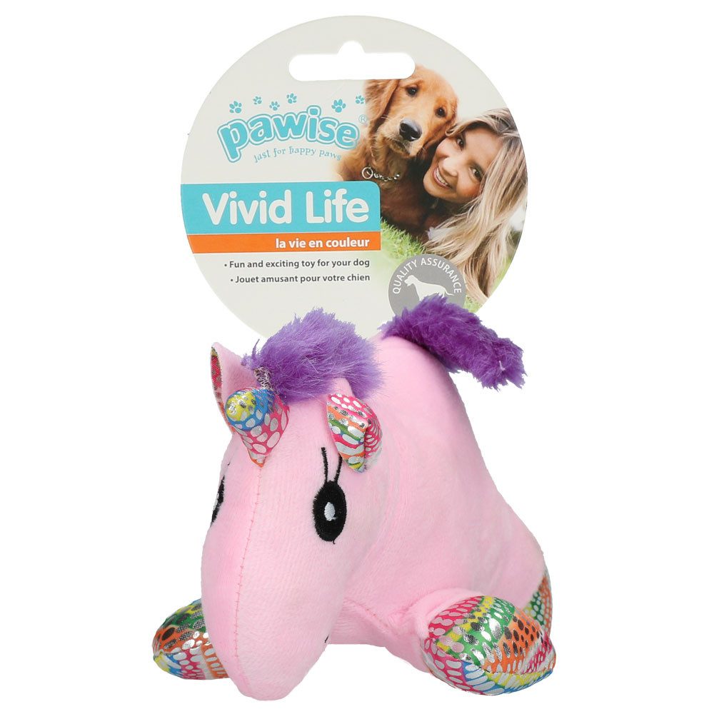 Tierkuscheltier Pawise Einhorn aus Plüsch - 23 cm