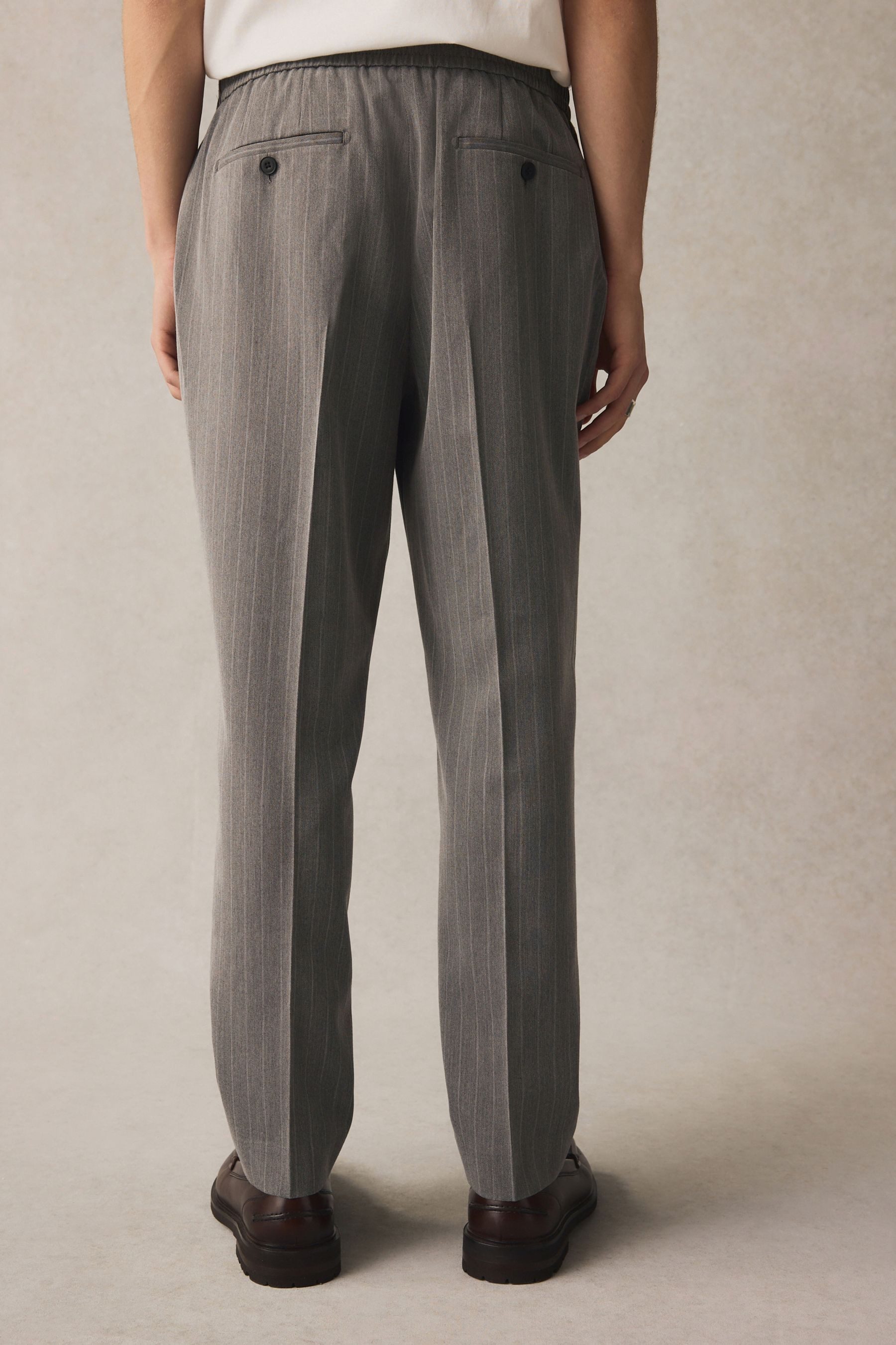 Next Dehnbund-Hose Regular Fit Nadelstreifenhose (1-tlg) günstig online kaufen