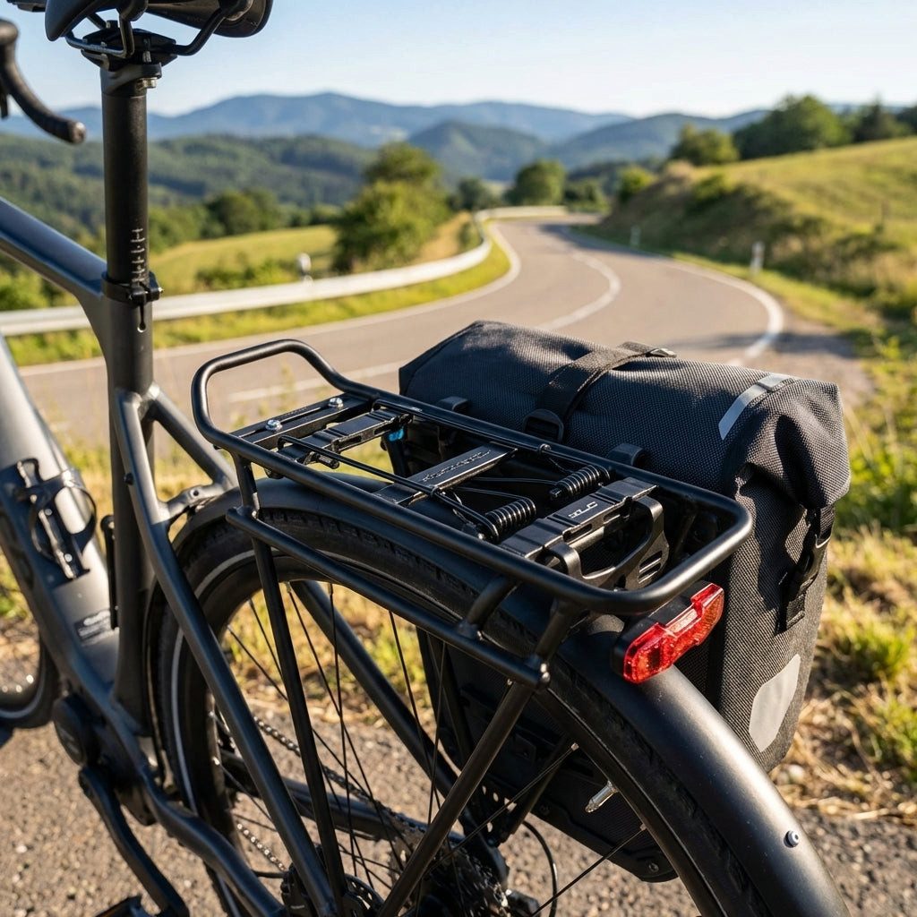XLC Fahrrad-Gepäckträger XLC Gepäckträger Carry more RP-R11 schwarz, 26\" -28\" mit Packtaschen