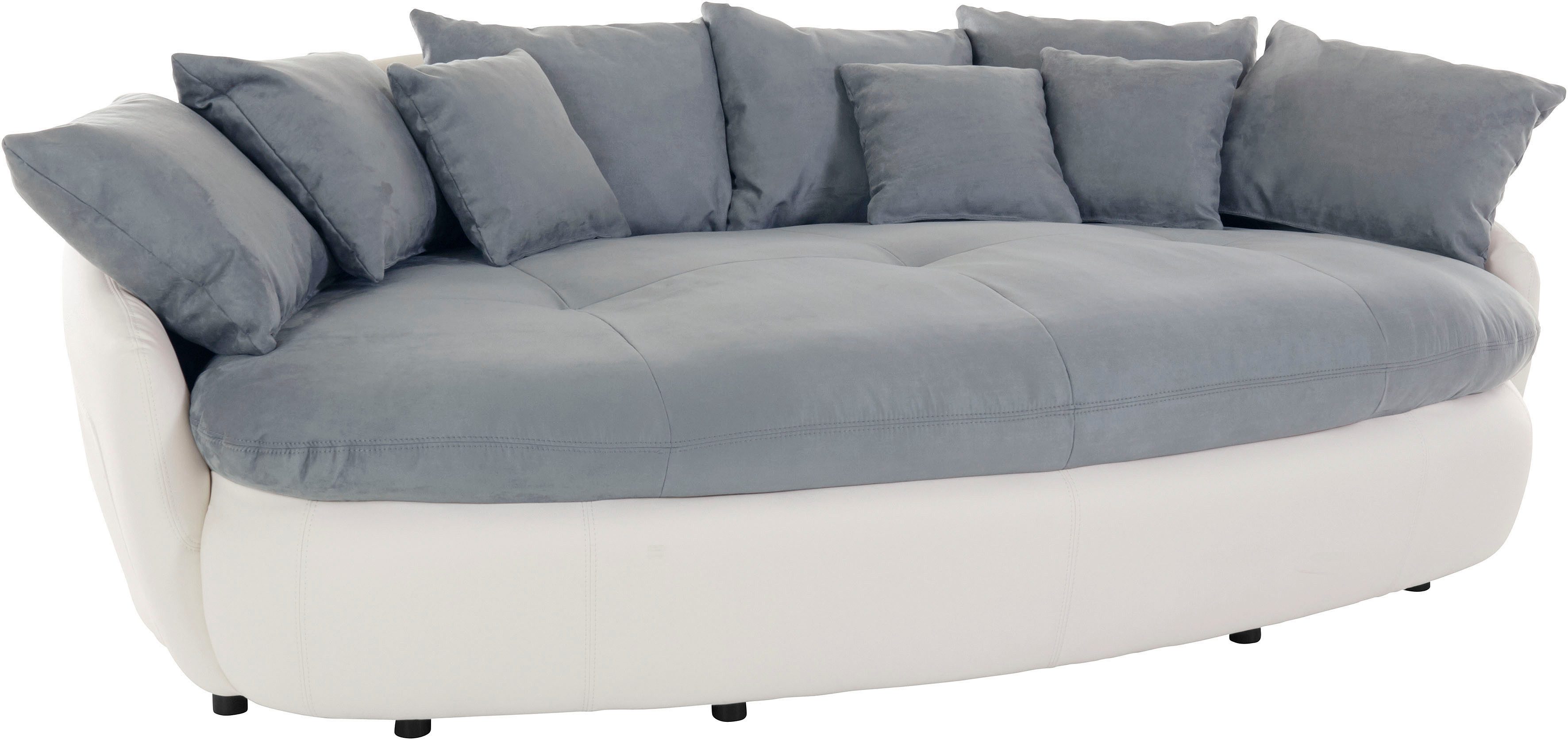 COTTA Big-Sofa Aruba, gemütliches Megasofa in XXL in organischer Form mit vielen Kissen