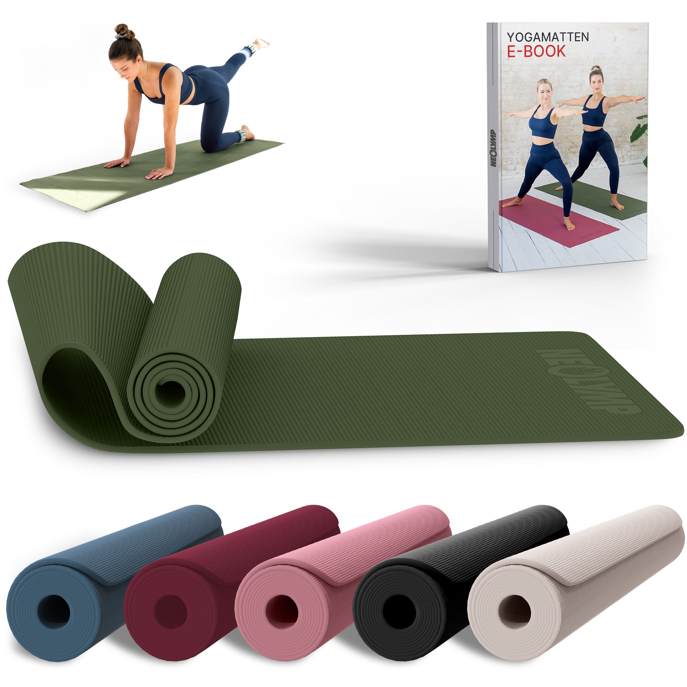 NEOLYMP Yogamatte Yogamatte rutschfest