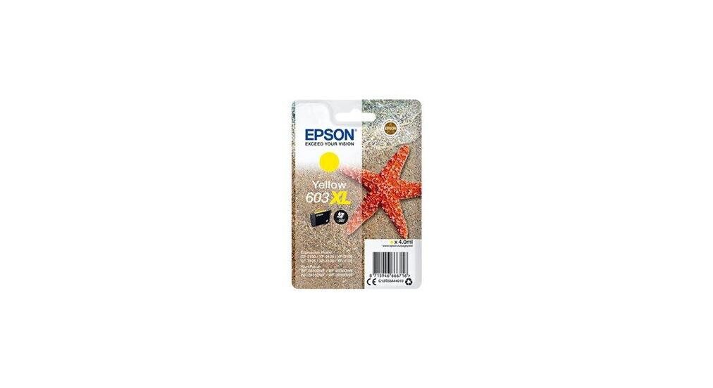 Thumbnail - Epson Epson 603XL Seestern Druckerpatrone gelb Tintenpatrone