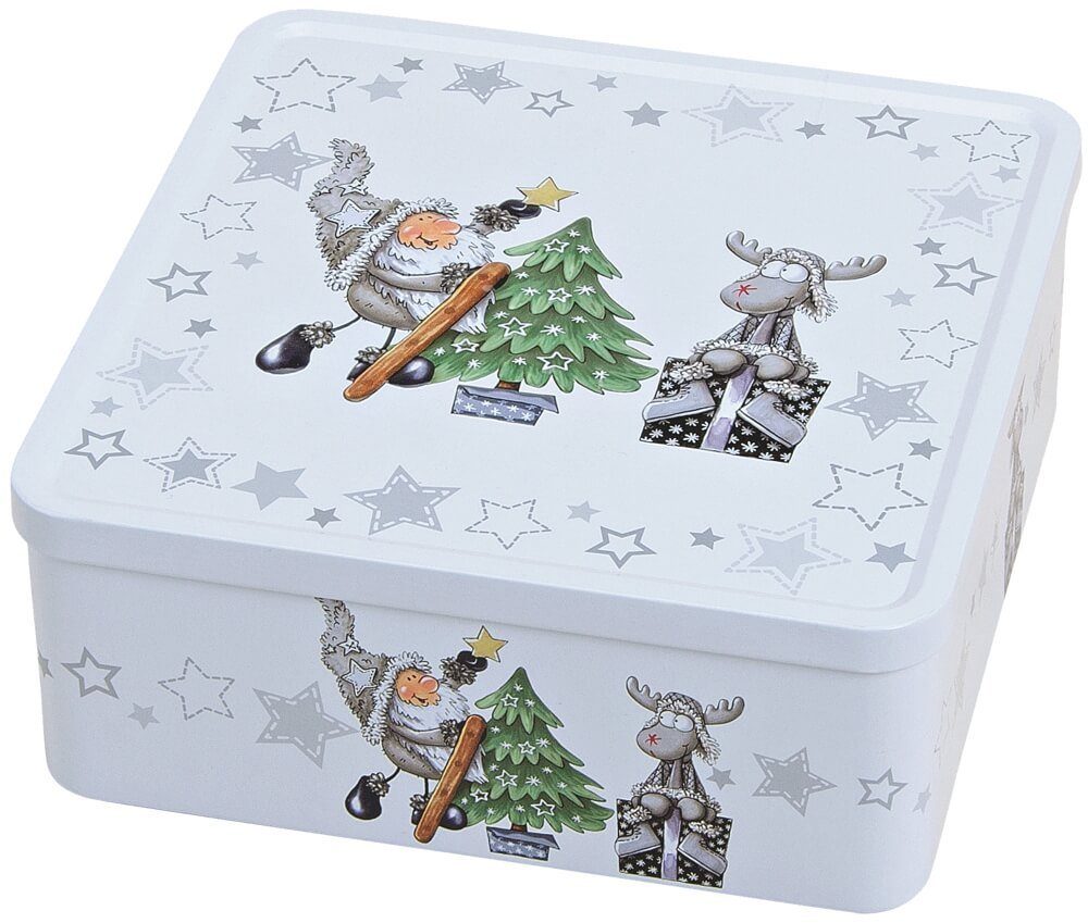 matches21 HOME & HOBBY Vorratsdose »Vorratsdose Elch, Nikolaus, Sterne