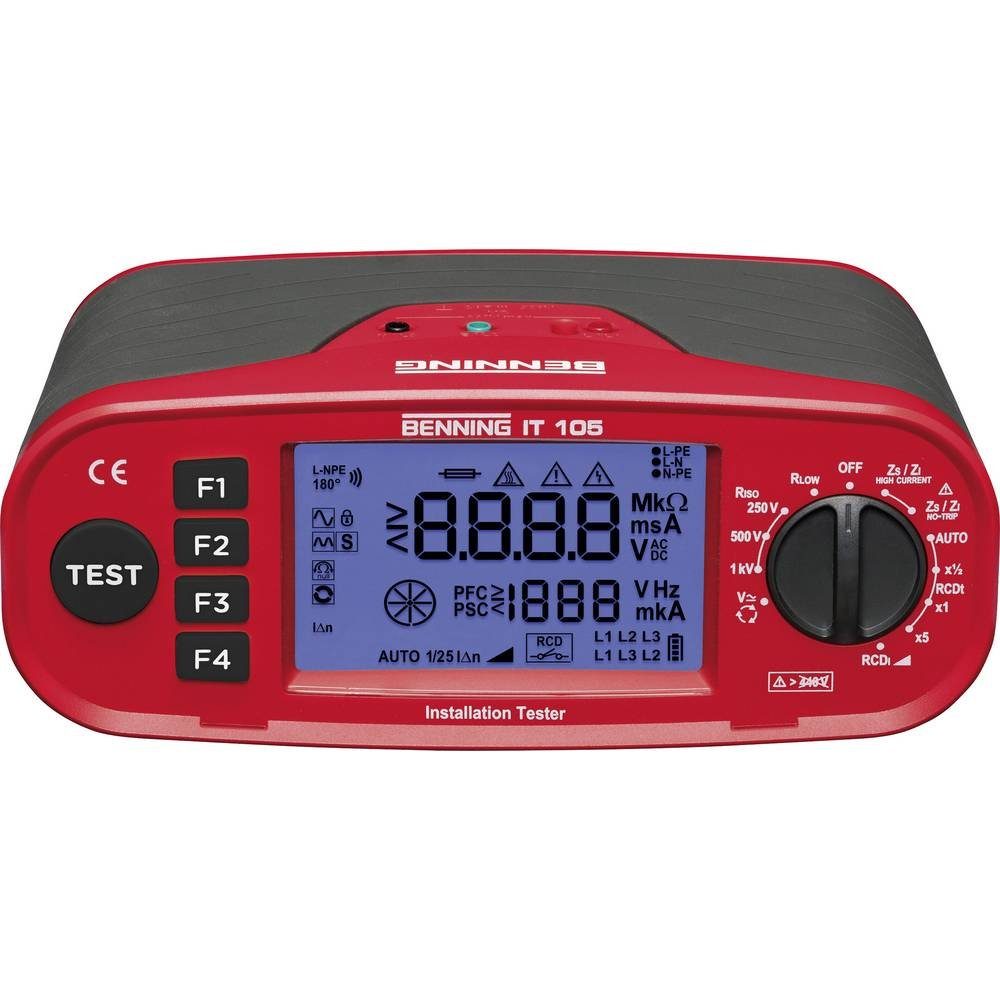 Benning Multimeter Installationstester, RCD/FI Test