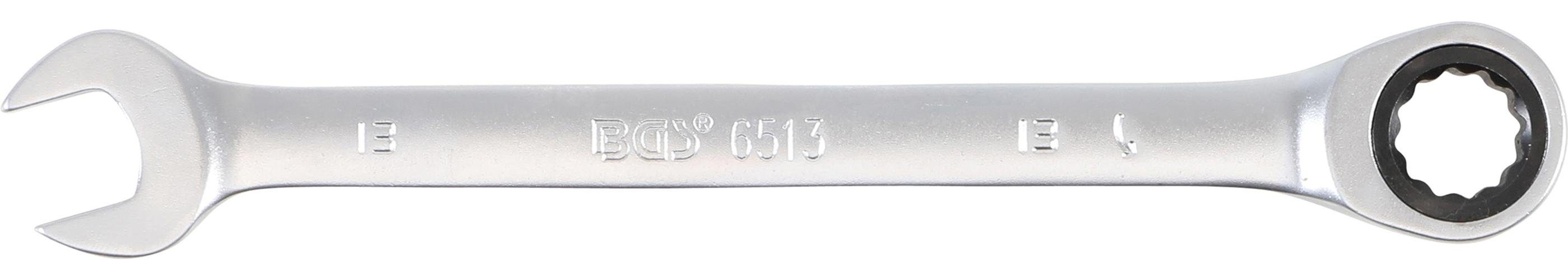 BGS technic Stecknuss Ratschenring-Maulschlüssel, SW 13 mm