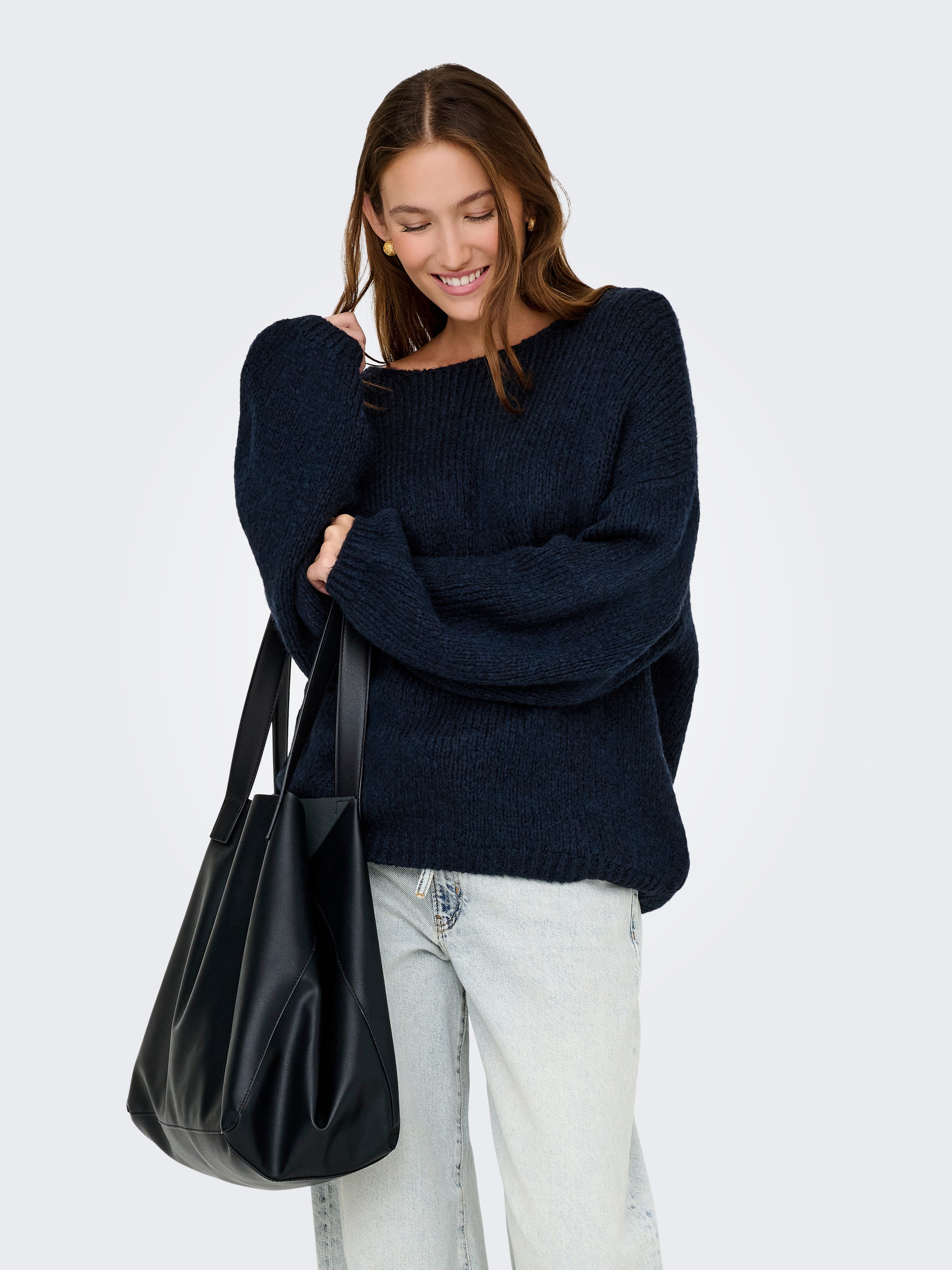 JDY V-Ausschnitt-Pullover JDYDINEA L/S REVERSIBLE PULLOV. günstig online kaufen