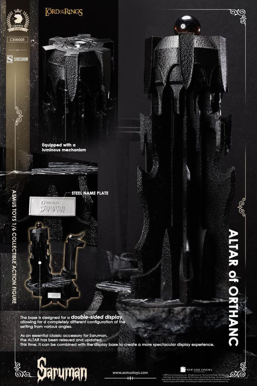 Asmus Collectible Toys Actionfigur Herr der Ringe Actionfigur 1/6 Saruman 31 cm