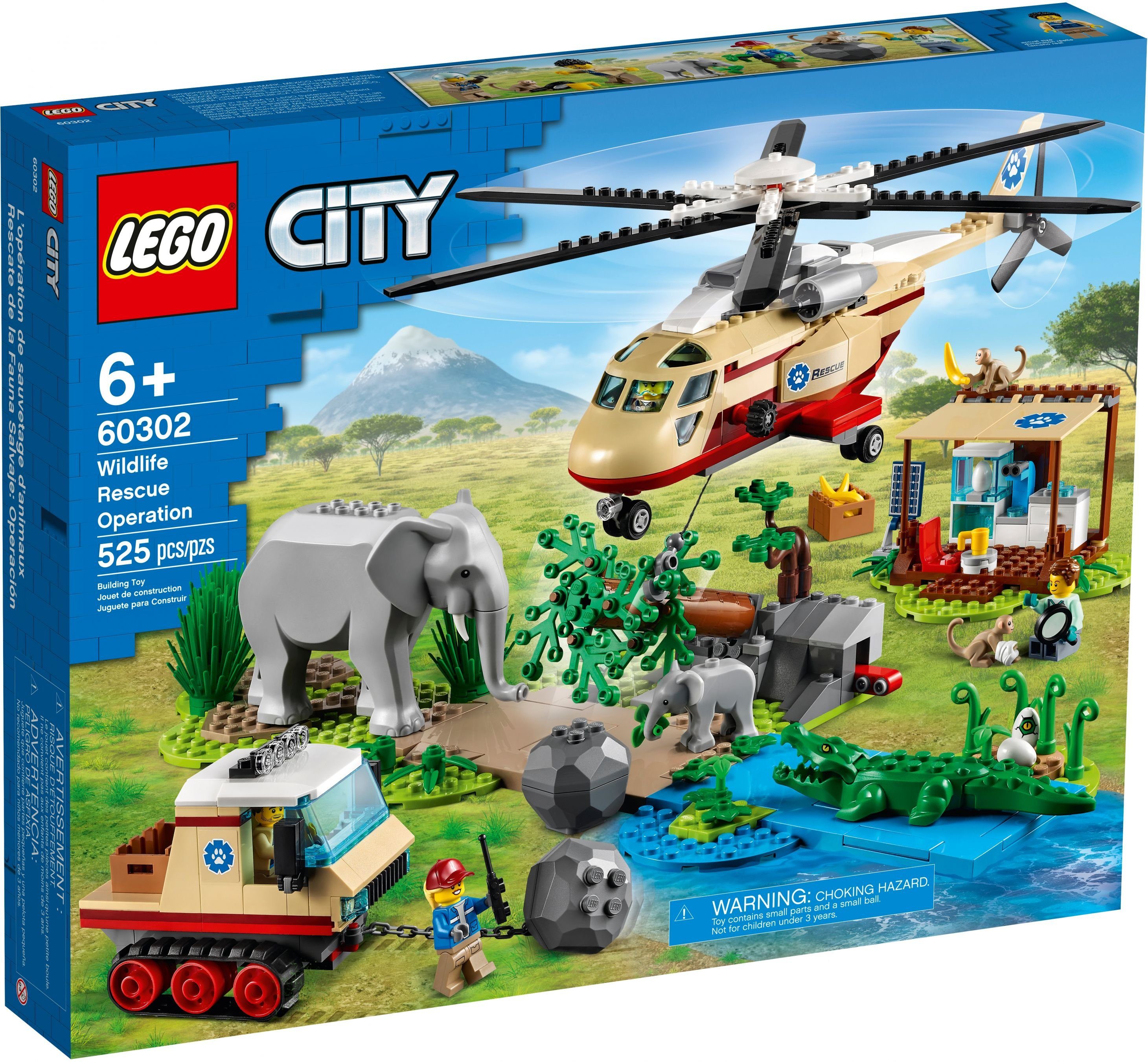 LEGO® City 60302 Tierrettungseinsatz Konstruktionsspielsteine