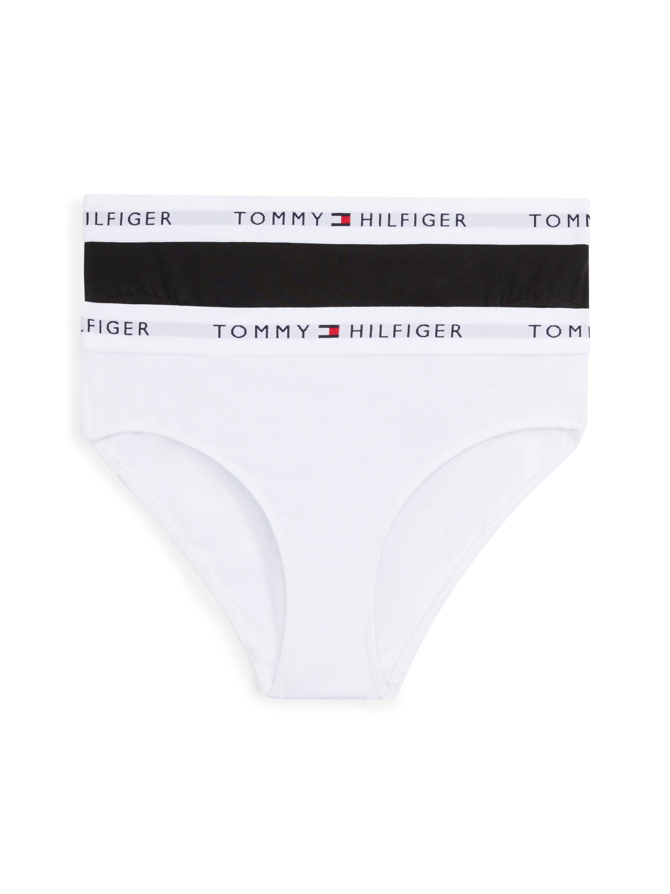 Tommy Hilfiger Underwear Bikinislip 2 PK BIKINI mit elastischem Bund im 2er-Pack (Packung, 2-St., 2er-Pack) unifarben, casual, körpernah, Baumwollmix – Bild 3 von 5