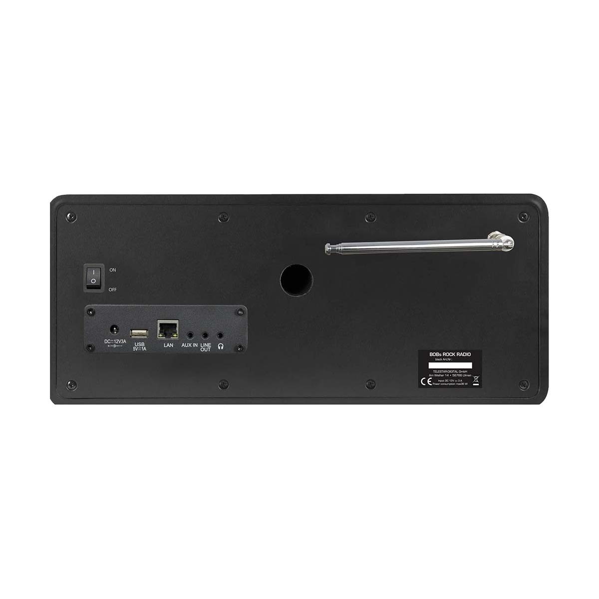 IMPERIAL 22-281-00-RB Radio (Internet Radio, 20 W, Hybrid-Stereoanlage, DAB+/FM/Internet, Schwarz, Rock-BOX)