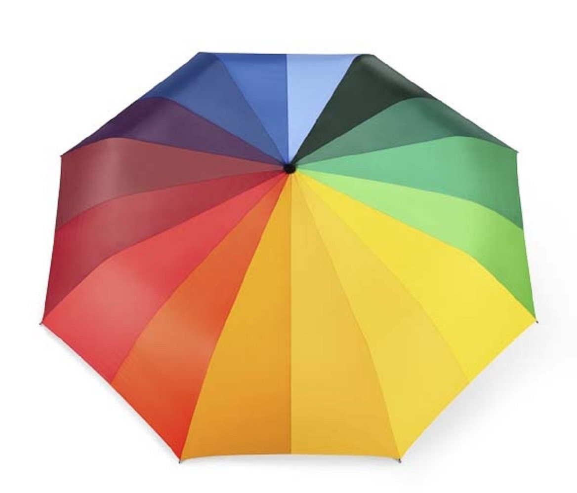 HAPPY RAIN Langregenschirm Essentials Super Mini Manuell multicolor, Windproof