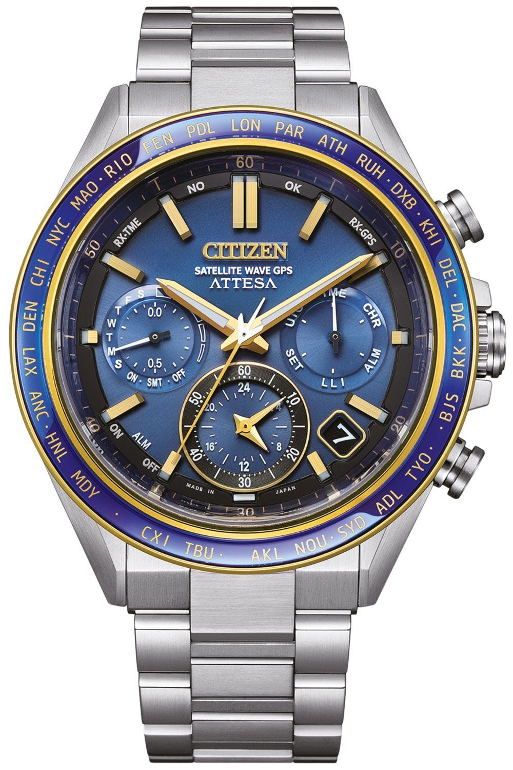 Citizen Solaruhr Eco-Drive Solar Titan Attesa LE, Schließe:  Sicherheitsverschluss