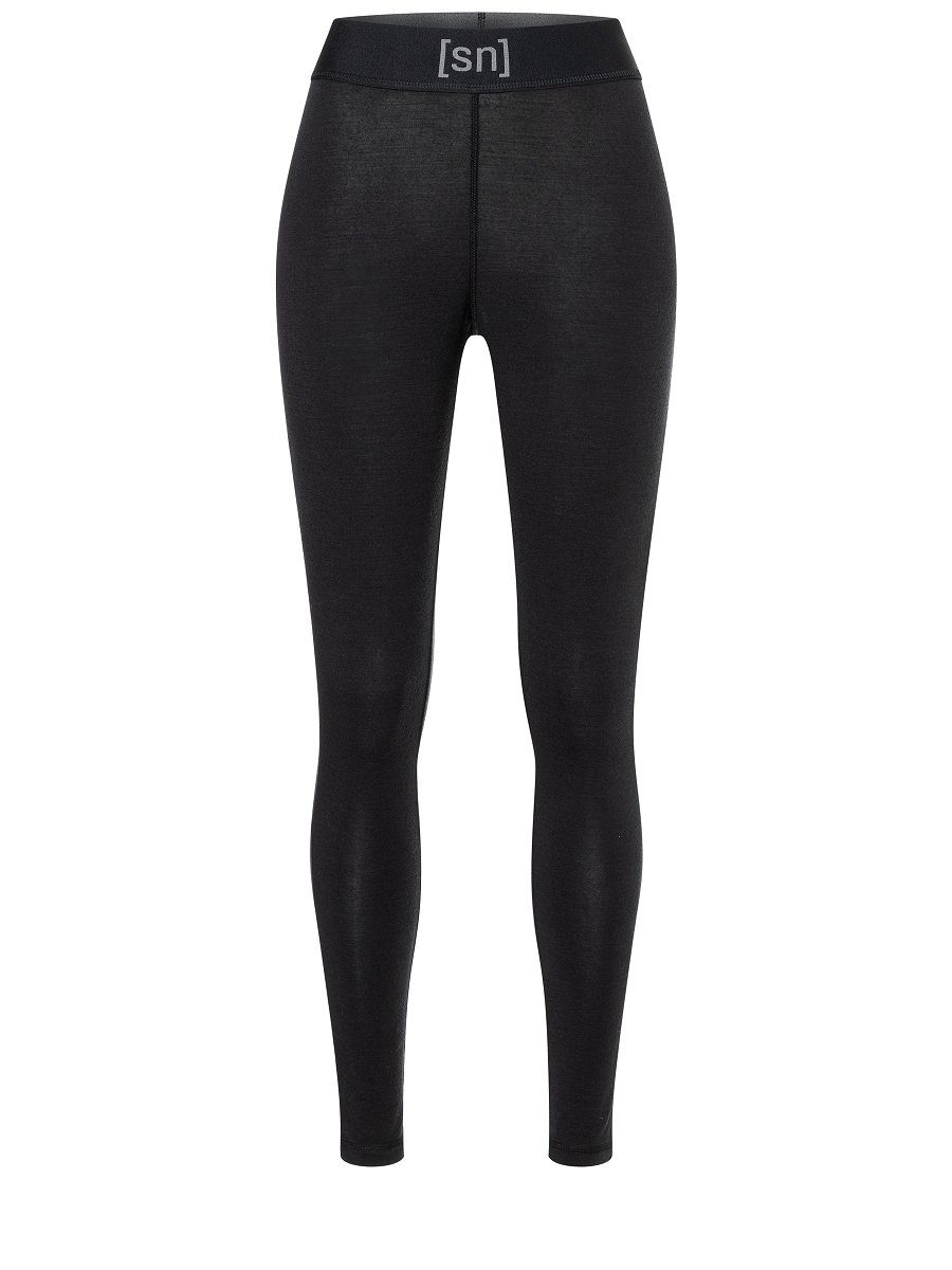 SUPER.NATURAL Thermounterhose für Damen, Merino W TUNDRA175 TIGHT funktioneller Merino-Materialmix