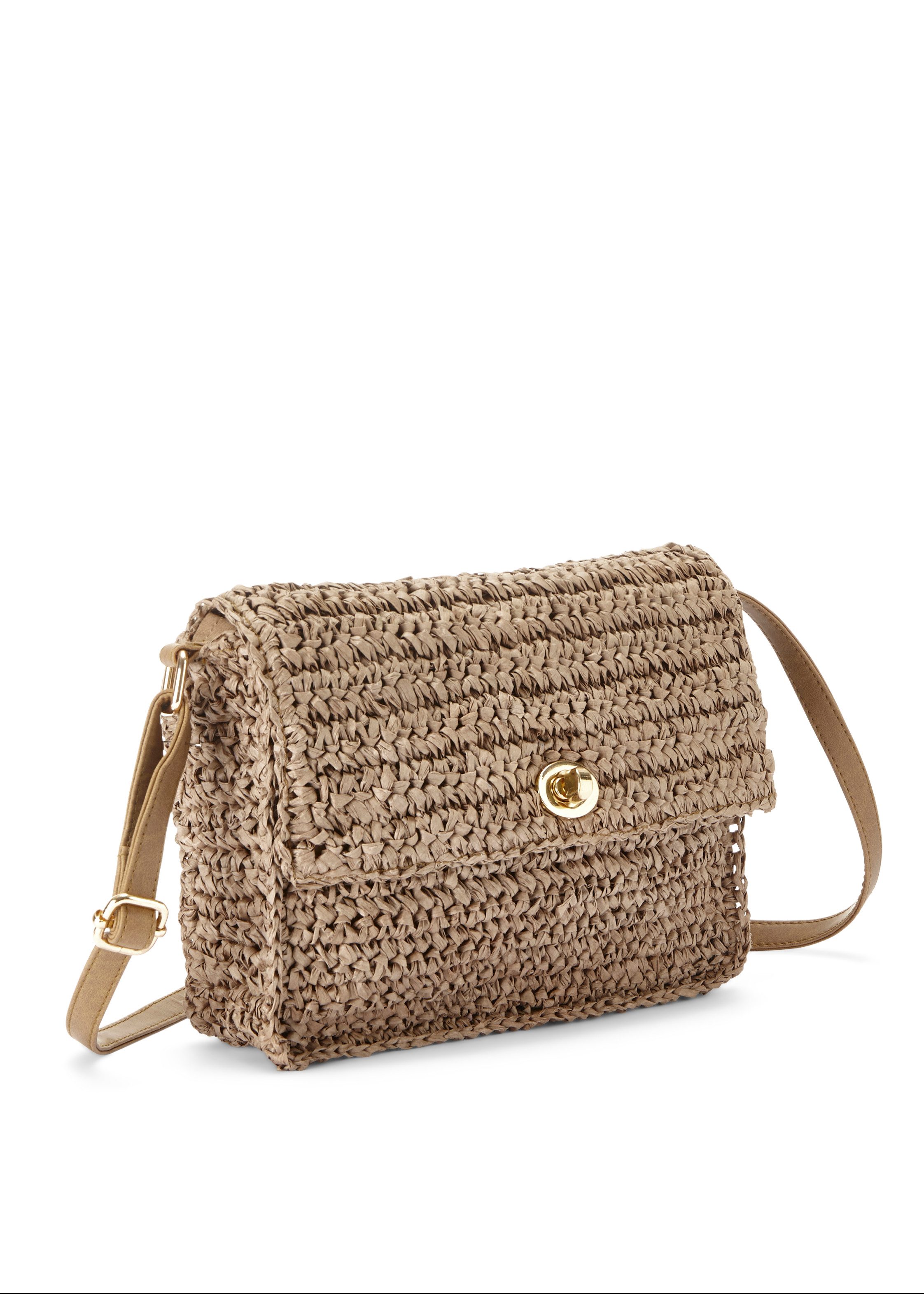 Vivance Umhängetasche Handtasche, Minibag, Henkeltasche, Bast-Optik, Sommer günstig online kaufen