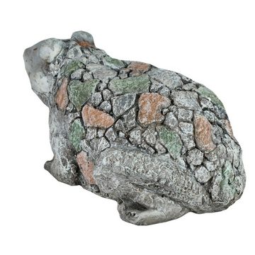 colourliving Tierfigur Frosch Figur in Stein Optik Gartenfigur Frosch Dekofigur (1 St), Handbemalt