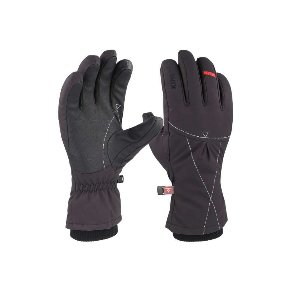 Kinetixx Skihandschuhe Warmer Damen Skihandschuh Alysa, KinetiXx (in schwarz und weiß)