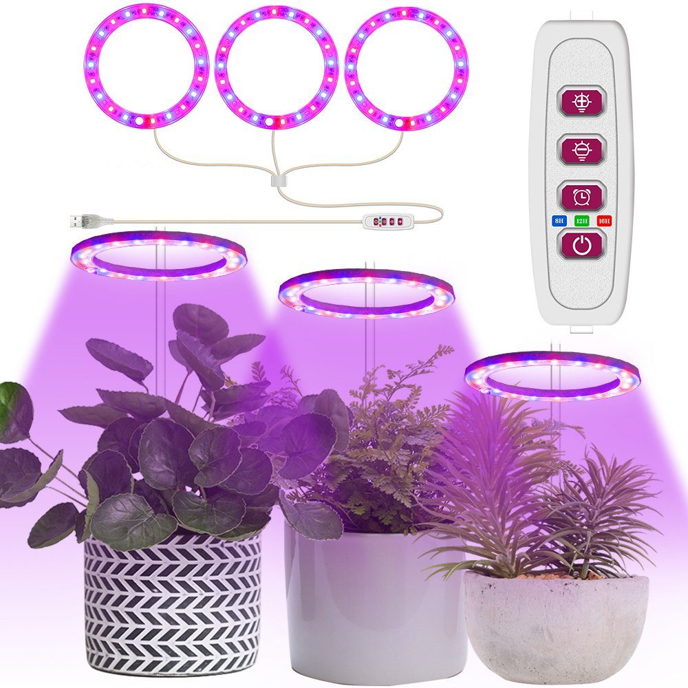 MUPOO Pflanzenlampe LED Pflanzenlampe, Timer Pflanzenlicht, günstig online kaufen