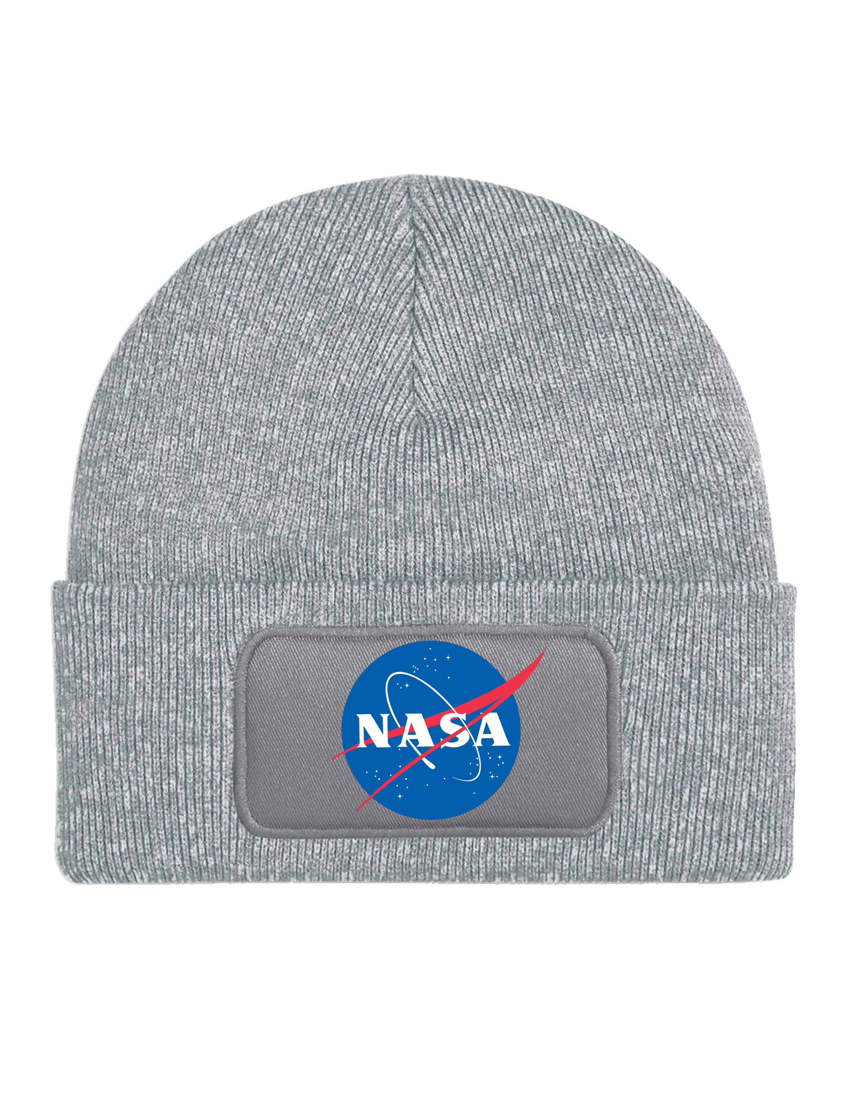 Beanie NASA Unisex Beanie Mütze Statement Fun-Print Lustig Geschenk