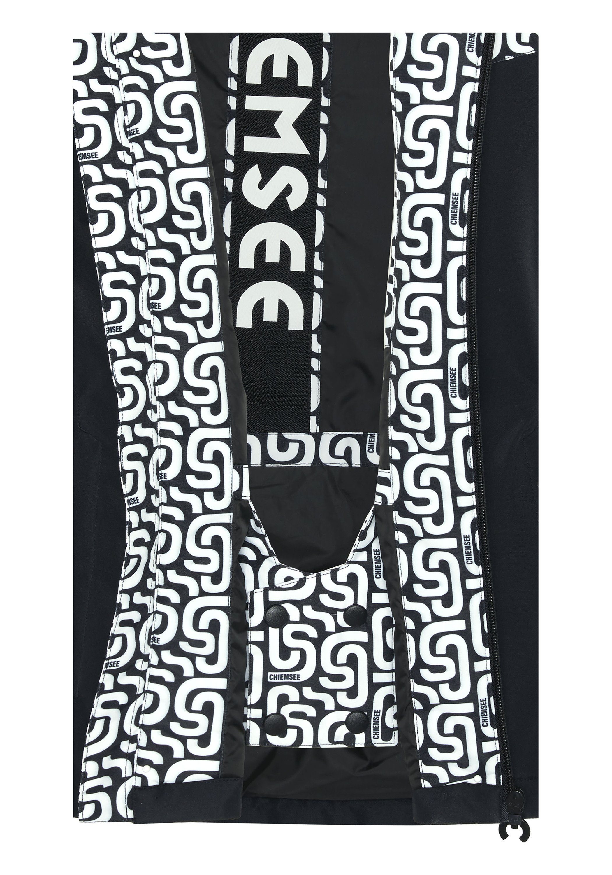 Chiemsee Skijacke Skijacke Alloverprint 9010 mit 1 Black/White