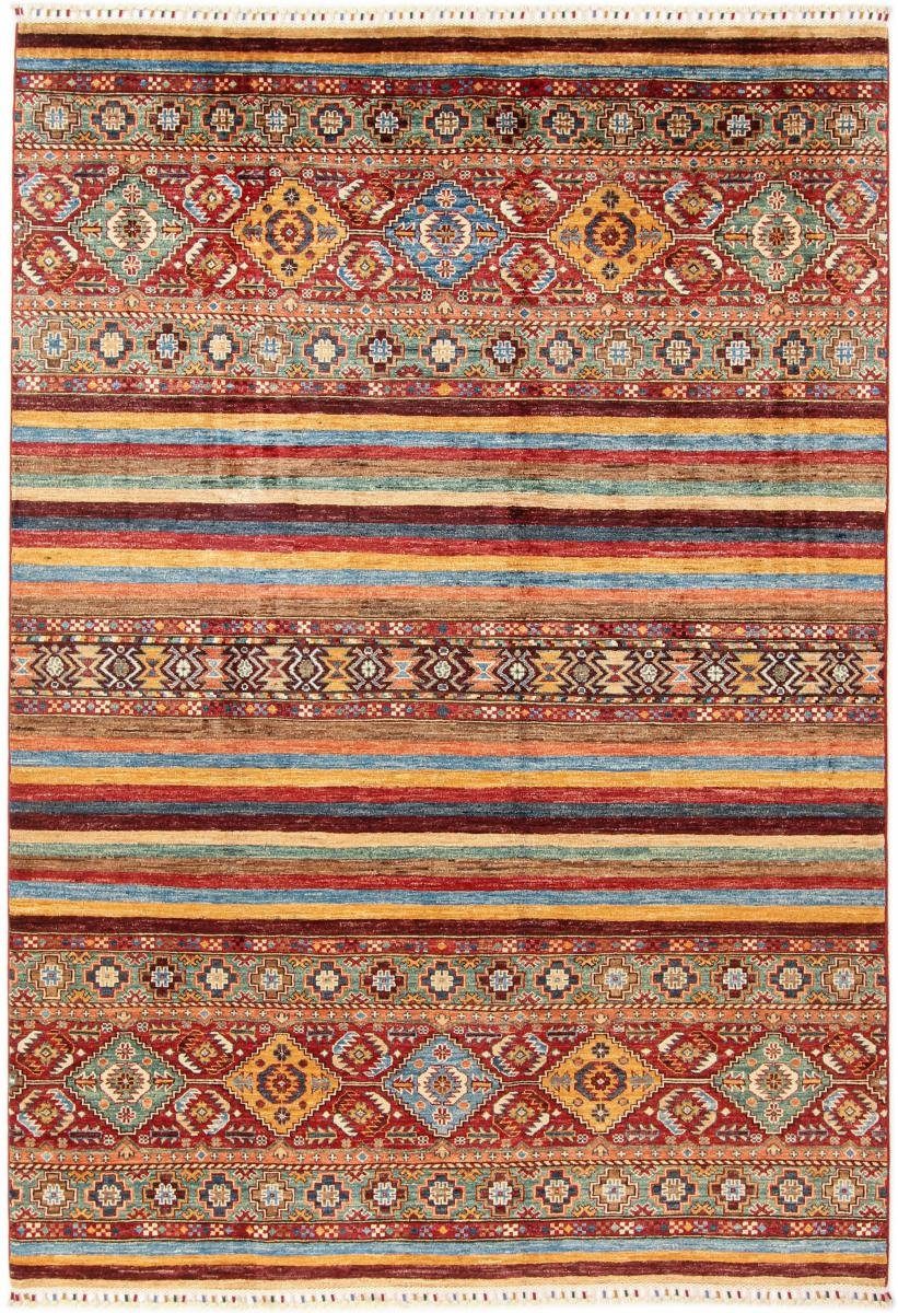 Orientteppich Arijana Shaal 173x246 Handgeknüpfter Orientteppich, Nain Trading, rechteckig, Höhe: 5 mm