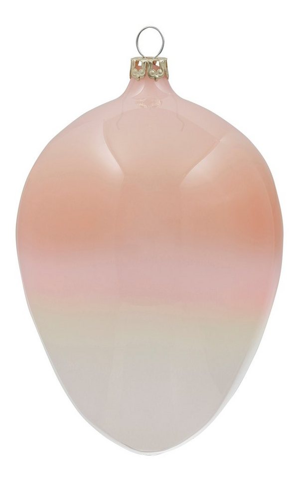 Thüringer Glasdesign Osterei Farbverlauf (1 St), Osterdeko, Höhe 13 cm,  mundgeblasen und handdekoriert
